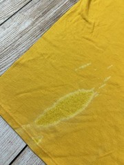 Vintage Distressed Russell Athletic Birmingham Alabama Yellow T Shirt Size XL