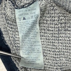 45R Excellent condition Henley neck sweatshirt long-sleeved T-shirt top L
