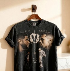 Usher Chris Brown R&B Tour T-shirt, Vintage Rap Graphic Tee, Hip Hop Rnb Fan Shi