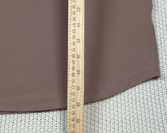 Kenneth Cole Tech Raglan Active Tee Shirt Sz. M Rose Taupe Stretch Curved Hem