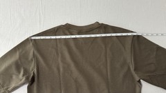 UNIQLO AIRism Cotton Oversized T-Shirt | Half-Sleeve Brown Size L