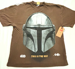 Civil Regime Star Wars Mandalorian Oversized Graphic Tee Shirt Adult Size Large
