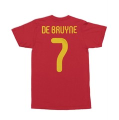 Belgium Soccer Fans De Bruyne 7 Jersey Style Unisex T-Shirt