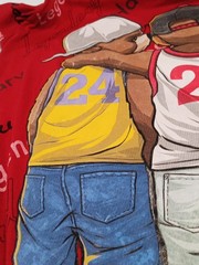 Michael Jordan Kobe Bryant LeBron James XL Launder Legendary All Over Print RARE