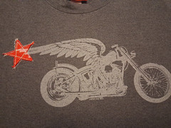 Unisex XL Republic Of Leisure ROL Now And Zen Graphic Motorcycle T Shirt