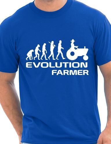 Evolution Of Farmer Farming Mens T-Shirt Gift Size S-XXL