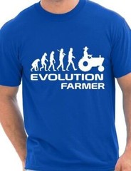 Evolution Of Farmer Farming Mens T-Shirt Gift Size S-XXL