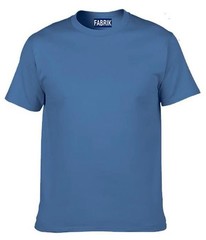Fabrik Pure Cotton Crew Neck Plain Tee Shirt for Men in 6 Colours, 2XL-8XL