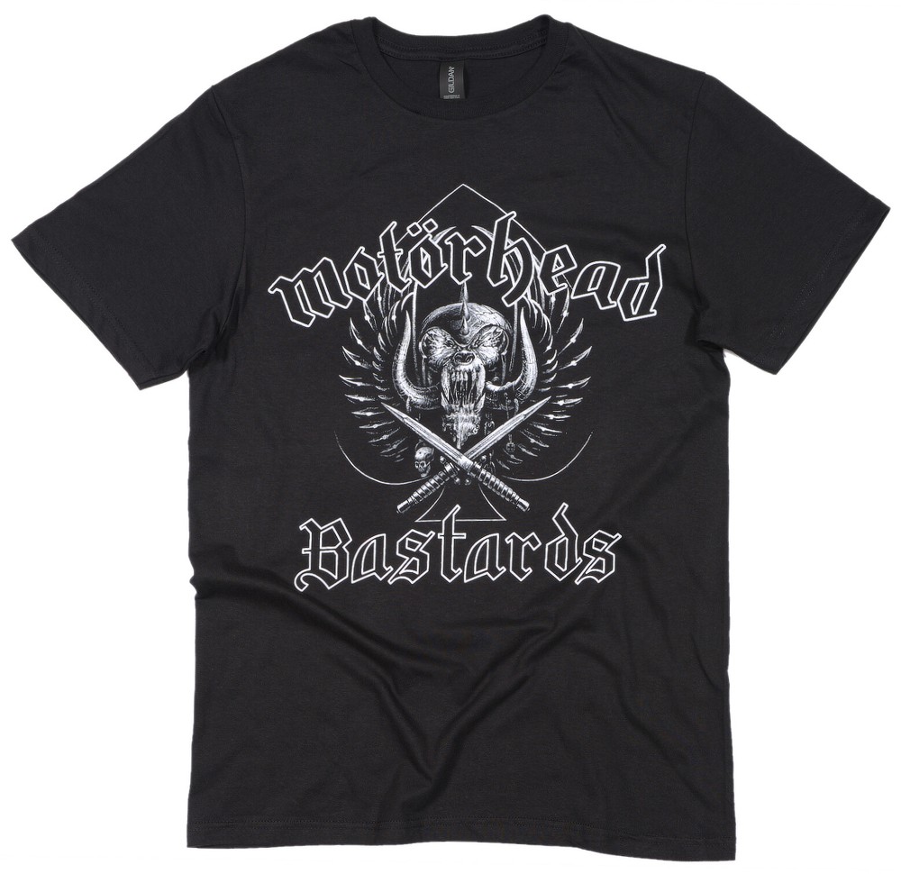 Motorhead T Shirt Official Bastards Ace Of Spades Lemmy New Black S M L XL XXL
