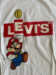 Levi’s x Super Mario Men’s White Graphic Print Crew Neck T-Shirt Size M 2020