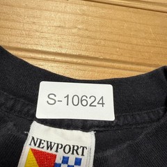 Vintage 90s Newport Blue Spellout Logo Fish Graphic T-Shirt USA Made – Medium