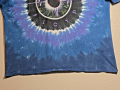 Pink Floyd Tie Dye T-Shirt Men’s 2XL Blue Graphic Band Tee Short Sleeve Cotton