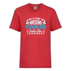 Fishing Awesome Fishing Dad Humour Novelty T Shirt Various Colours And Sizes