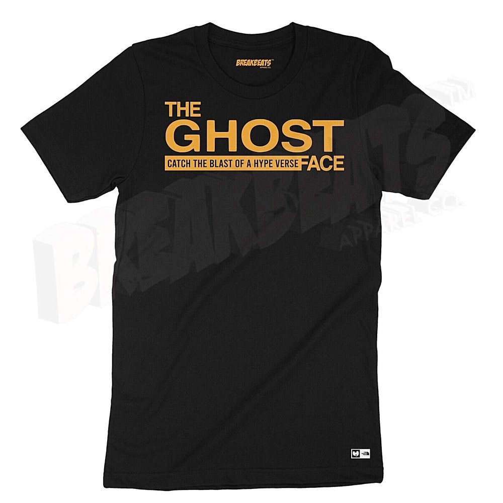 Urban Rapper WU GhostFace 90’s Hip Hop Men’s Design Graphic Tees T Shirt