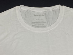 Tommy John Second Skin Stay Tucked T Shirt – Crew Neck – Small – White