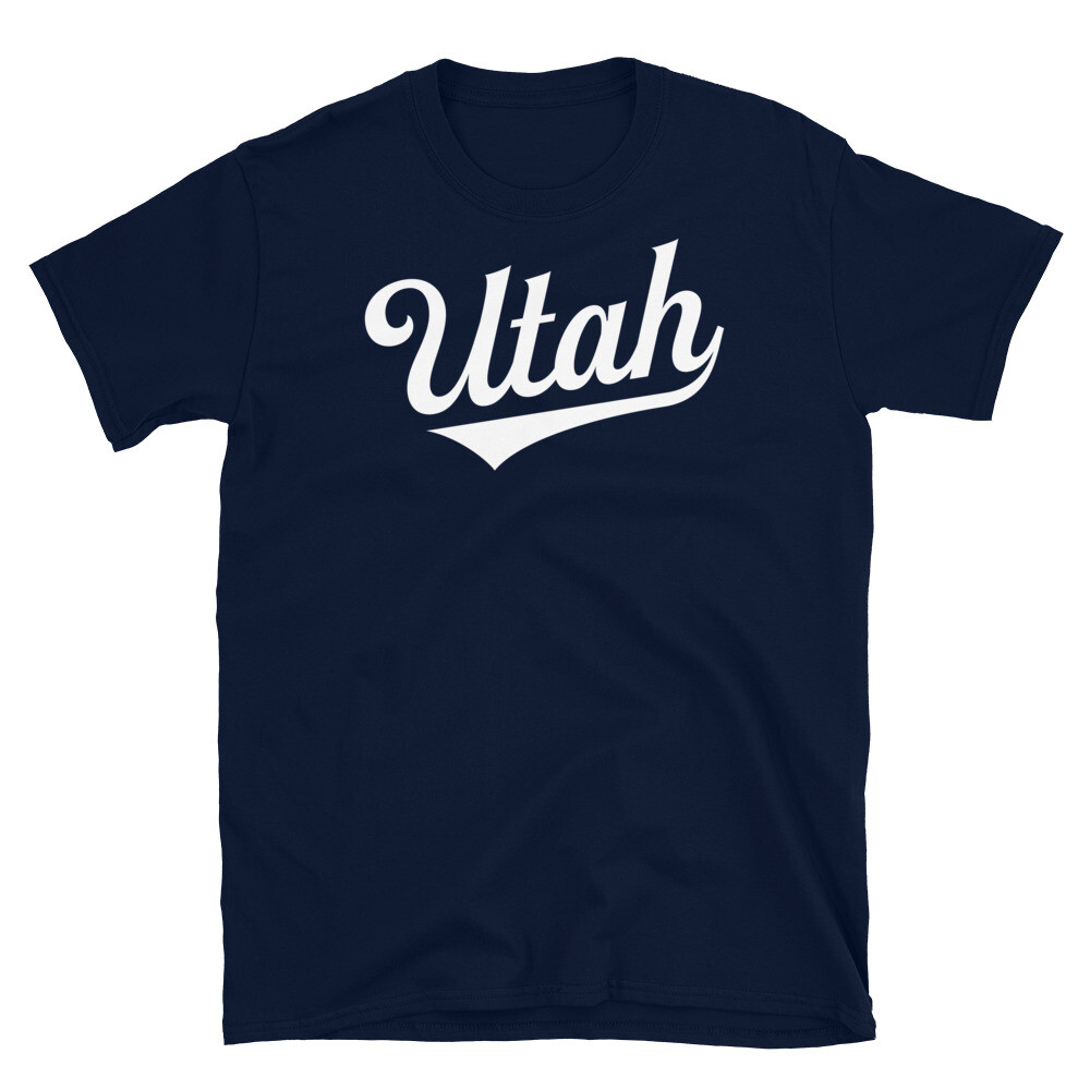 Retro State of Utah Beehive Stave Salt Lake City Short-Sleeve Unisex T-Shirt