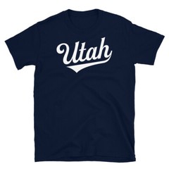 Retro State of Utah Beehive Stave Salt Lake City Short-Sleeve Unisex T-Shirt