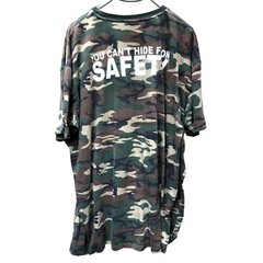 District Threads Mens Short Sleeve Camo Tee Size 4X “You Can’t Hide from Safety”
