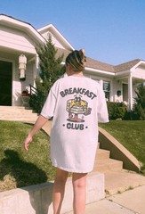 Comfort Colors Breakfast Club Aesthetic Bohemian Retro Vintage Oversized 1 Side