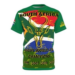 South Africa World Champion Supporter T-Shirt, Springboks Rugby Fan Tee,
