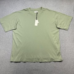 Elwood Oversized Core T Shirt Mens XXL Green Vintage Wash Crewneck Tee Casual