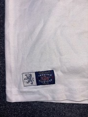 Tommy Hilfiger Tee Shirt Men XL White Embroidered Logo Crew Neck Casual Pullover