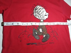 vintage red Peanut’s Pigpen T- Shirt by shanghai tang