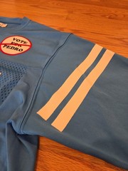 Headgear Classics Napoleon Dynamite Uncle Rico Jersey L 2004 Blue #82 Jon Gries