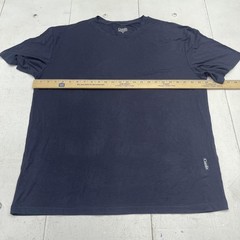 Comfrt Shirt Mens XL Blue Rayon Spandex Soft Stretch Tagless Crew Neck Tee