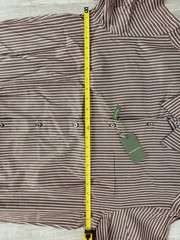 Ermenegildo Zegna Men’s Dress Shirt L Pink & Brown NWT Single Chest Pocket