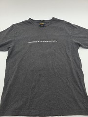 Nautica Competition T-Shirt Men Medium Gray Spell Out Tee. #43662