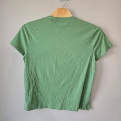Polo Ralph Lauren Mens XL Custom Slim Fit Green T-Shirt Pink Pony Logo Cotton
