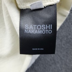 Satoshi Nakamoto STUDDED LOGO Jewels Distressed Oversized T-Shirt Men’s XL Beige