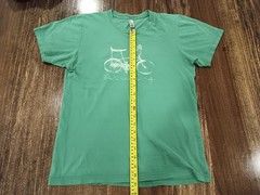 Small Schwinning Bicycle Green Short Sleeve T-Shirt American Apparel – Has Holes