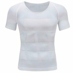 Men Slimming Body Shaper Posture Corrector Vest Abdomen Compression T-Shirt Tops