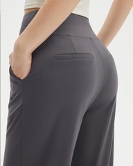 Women Casual Wide Leg Pants 2025 High Waisted Lounge Work Pant with Pockets (…