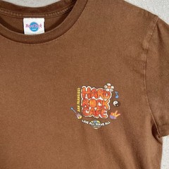 Hard Rock Cafe x Pacsun San Francisco T Shirt Adult Medium Brown Mens
