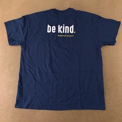 Gildan Men’s Size XL Navy Premium Retail Logo Graphic Short Sleeve T-Shirt New