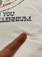 Rare VTG Cambodia Welcome You To The New Millennium Travel Tee Shirt 2000 M