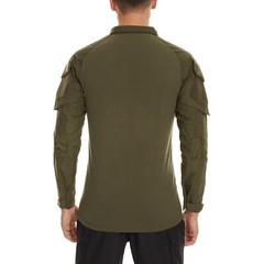 Men’s Firm Active Shirts Camping Atheletic Training T-Shirts 1/4 Zip Ripstop Top