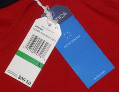Nautica Men’s Active Stretch Performance T-Shirts Naut Red L New