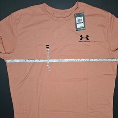 1326799-696 Mens’ (2XL) UA Sportstyle Left Chest T-Shirt, Canyon Pink/Black