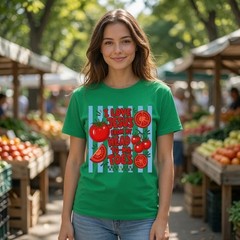 I Love Jesus Head Tomatoes Shirt Funny Christian Pun Tee VBS Church Gift