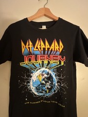 Def Leppard x Journey Summer Stadium Tour 2024 Graphic T-Shirt Size Small