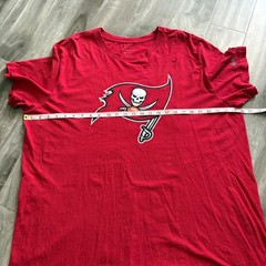 Nike Tampa Bay Buccaneers T-Shirt Mens XXL Red Short Sleeve NFL Football Logo
