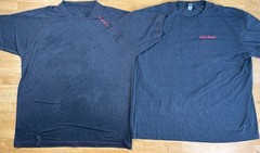 Dairy Queen Gray Employee Shirt Size XL Too Many Blizzard Treats Not Enough Time