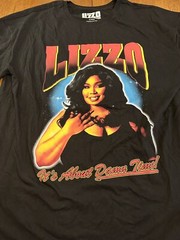 Lizzo It’s About Damn Time Rap Tee Sleep T Shirt Oversized XL