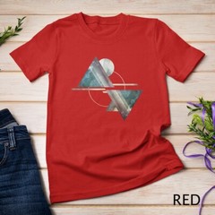 Geometric Mountains T-Shirt- Abstract Mountain Camping Tee Unisex T-shirt