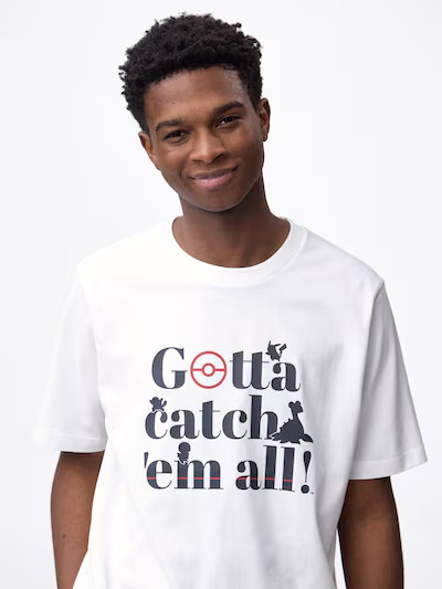 Pokémon x GU Pokémon Graphic T-Shirt 2026 Japan Tag