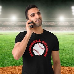 Men & Womans Baseball Season T shirt Funny Baseball Cool Novelty Tees Humor